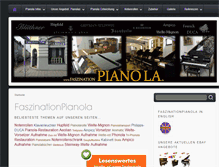 Tablet Screenshot of faszinationpianola.de